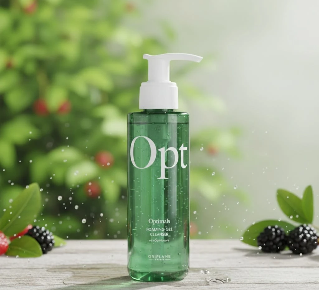 Oriflame Optimals Foaming Gel Cleanser 150ml for Deep Cleansing & Fresh Radiant Skin (Gentle Daily Face Wash)