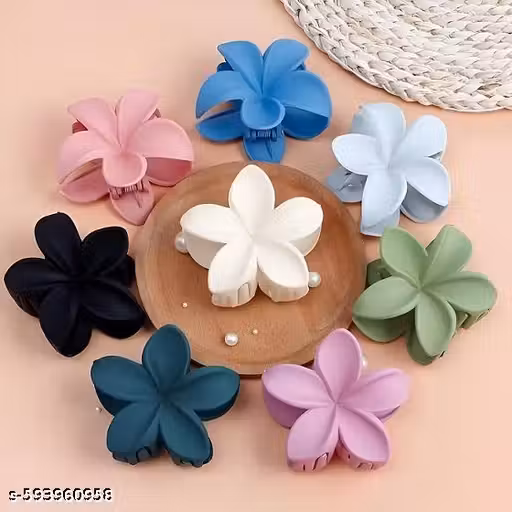 Fancy Korean Hair Clutcher Pack of 3 | Multicolor Stylish Hair Clips for Girls | Strong Grip Small Clutcher for Women | Trendy Hair Accessories for Daily Use