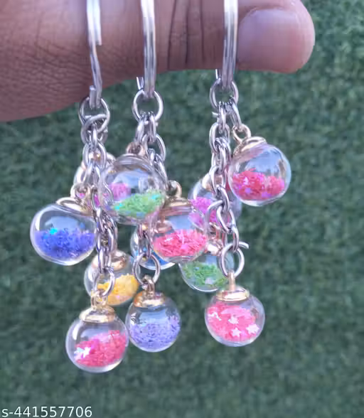 Matka Shaped Keychain (Pack of 3 Set) For Girls And Boys,Man, Women Multicolour