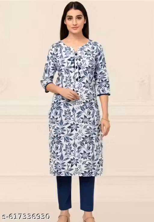 Trending kurta with bottomwear