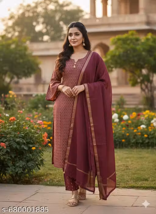 Kurta Pant Dupatta Set