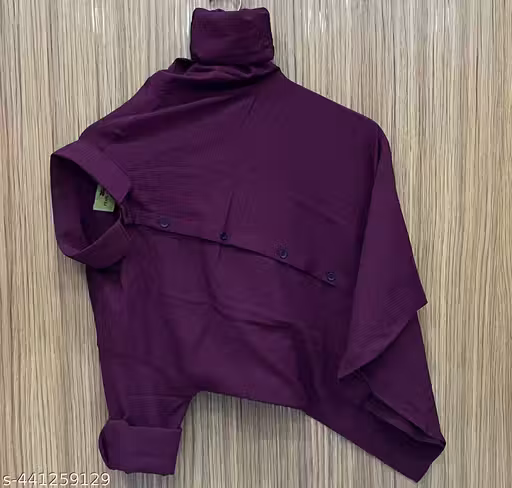 Pearl Ocean Designer Bubble Fabric Full Sleeves Shirt For Mens