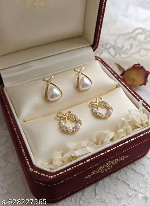 Oval Pearl with stone round