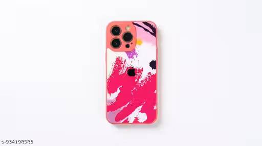 i.Phone 13 Pro Pink S.ilicone Back Cover with Full Camera Safety