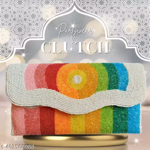 Styles Latest MultiColour Women Clutch & Purse ||REAL LIFE PEARL SHINING ATTRACTIVE AND IMPRESSIVE FESTIVE/PARTY/WEDDING/BRIDAL CLUTCH FOR WOMEN
