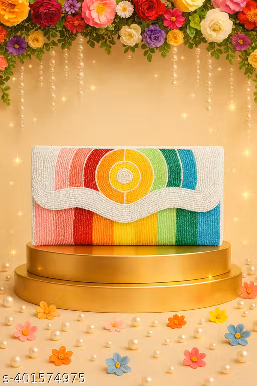 Latest MultiColour Women Clutch & Purse ||REAL LIFE PEARL SHINING ATTRACTIVE AND IMPRESSIVE FESTIVE/PARTY/WEDDING/BRIDAL CLUTCH FOR WOMEN
