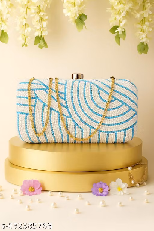 Designer embroidered beautiful clutch box purse for women/girl's ,Fashionable Women Clutch Box | Stylish Bridal/Party Clutch for Women/Girls || Fashion PEARL SHINING ATTRACTIVE AND IMPRESSIVE FESTIVE/PARTY/WEDDING/BRIDAL CLUTCH FOR WOMEN