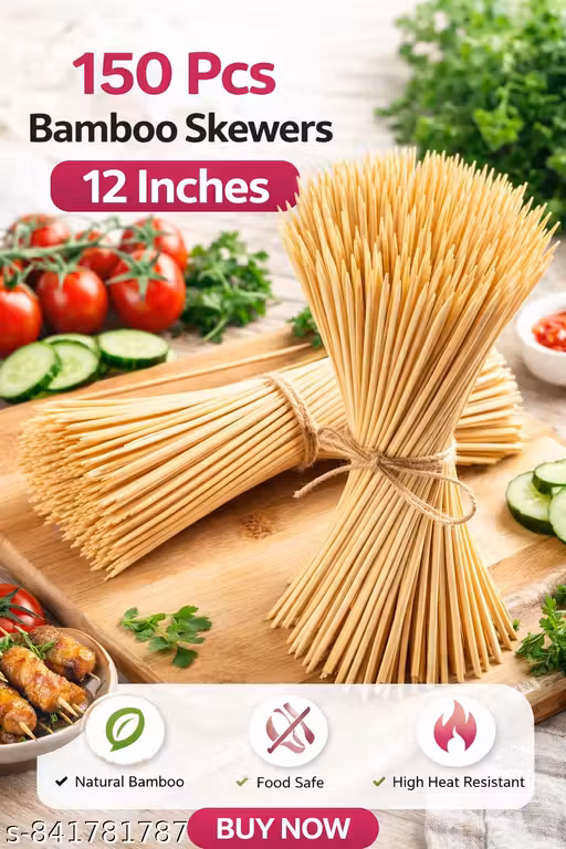 12 inch Skewers Sticks 150 pcs