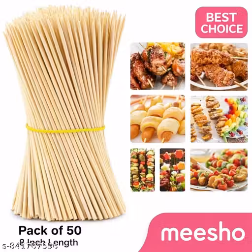 8 inch Skewers sticks 50 pc