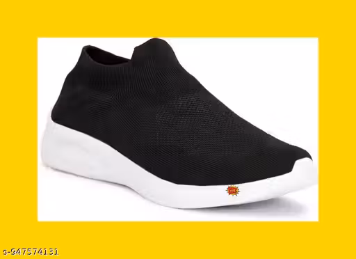 Trending Slip-On Sports Shoes for Men | Lightweight Laceless Sock Sneakers