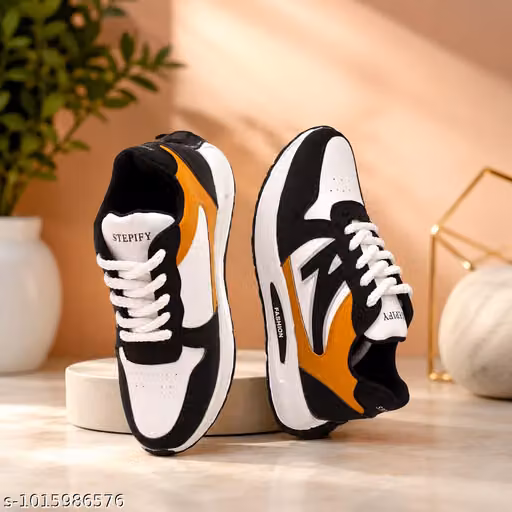 DAILY WEARING GOOD LOOKING SHOES FOR MENS YELLOW WHITE