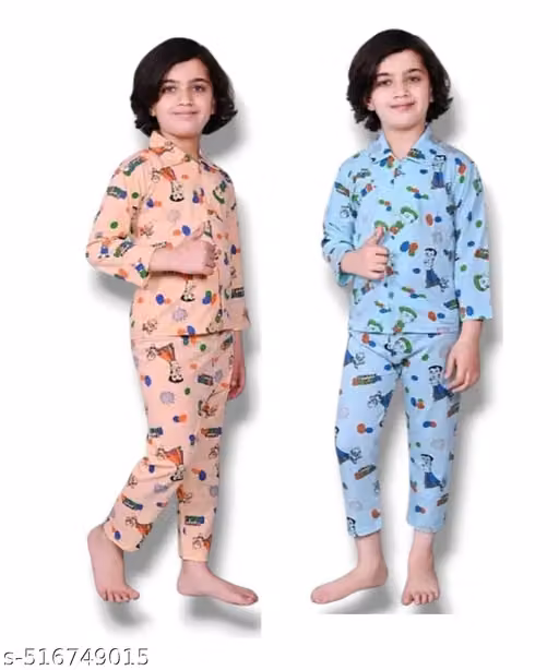 Night Suit Set For Boys And Girls