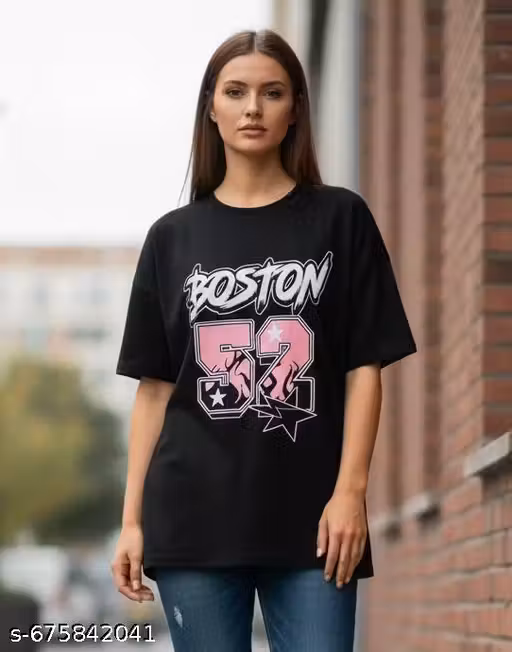 Women Black Tshirt for women and girls