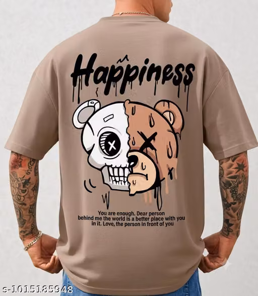 Trendy fashionable over-size Round neck T-shirt