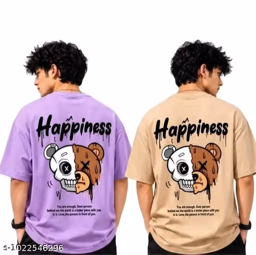 Round Neck Regular Half sleevs Tshisrt Combo of 2