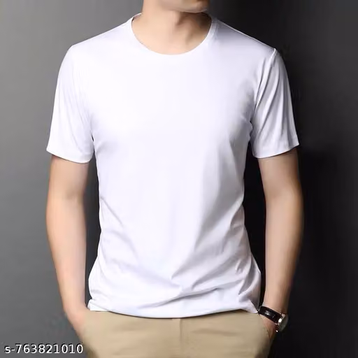 Dryfit polyester white t shirt