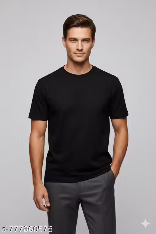 Mens Polyester Regular Tshirt