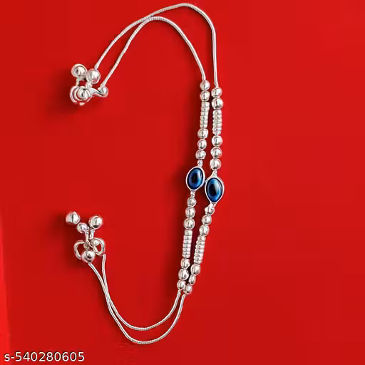 Trendy Evil Eye Anklet for Girls | Daily Wear Foot Accessory ,payal,women payal, daily wear payal, fashion and trendy payal,women's birthday gift for girls 15+ years old painjan for women latest design payal kolusu for women silver