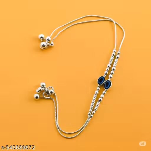 Trendy Evil Eye Anklet for Girls | Daily Wear Foot Accessory ,payal,women payal, daily wear payal, fashion and trendy payal