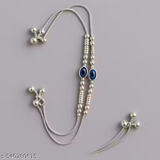 Trendy Evil Eye Anklet for Girls | Daily Wear Foot Accessory ,payal,women payal, daily wear payal, fashion and trendy payal kolusu for women silver kolusu for women fancy pajeb for women latest designbirthday gift for girls 15+ years old