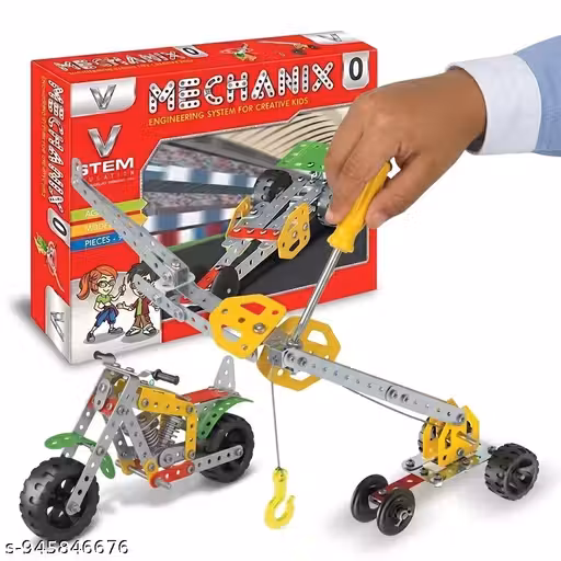 Mechanix Metal Construction Set for Kids | STEM DIY Building Toy