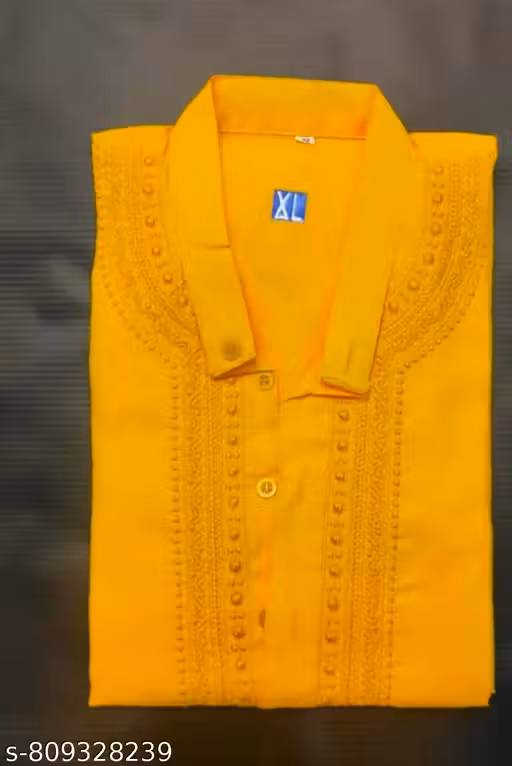 Men Yellow Kurta | Stylish Traditional Ethnic Wear Kurta