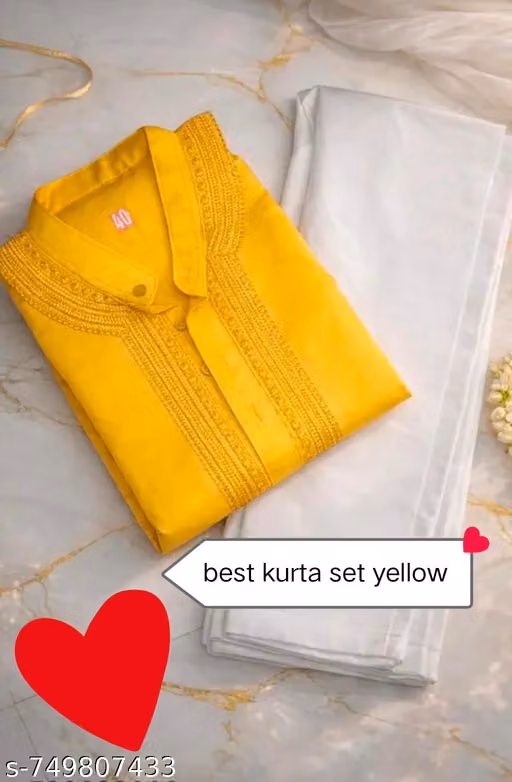 Yellow Kurta Set for Men | Stylish Traditional Ethnic Wear Kurta Pajama