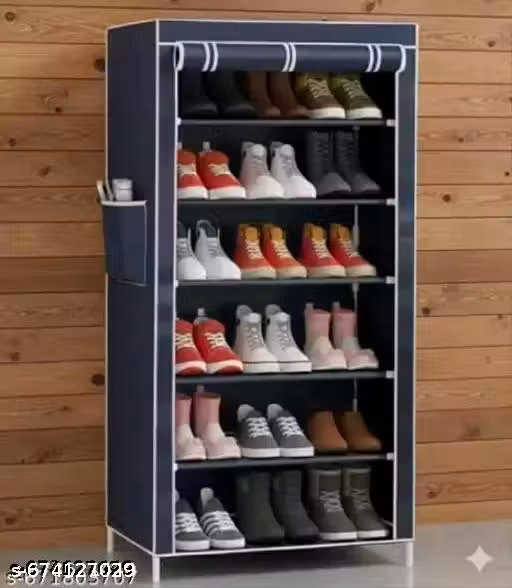 Premium Foldable Shoe Rack Organizer | Multi Layer Shoe Storage Cabinet for Home & Bedroom