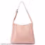 Women's Tote Bag, Glossy Faux Leather, Shoulder Handbag with Gold Buckle Strap (Pink)