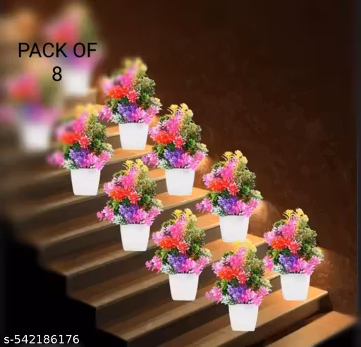 Artificial plant/fake plant/home decor-doraction-decorative plant/indoor artificial plant/ plastic plant for decoration/Real looking fake plant Greenery items low maintenance /gift item budgeted bedroom and living room : artificial bonsai plant low cheap