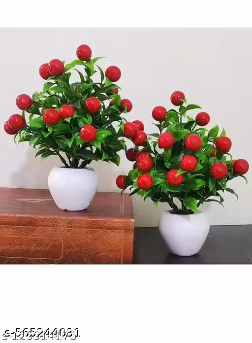 fancy artificial plants home , office and kitchen decoration purpose. ( set of 02)