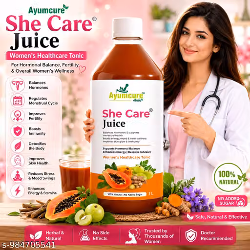 Ayumcure She-Care Juice 1L | Women Wellness Ayurvedic Herbal Juice