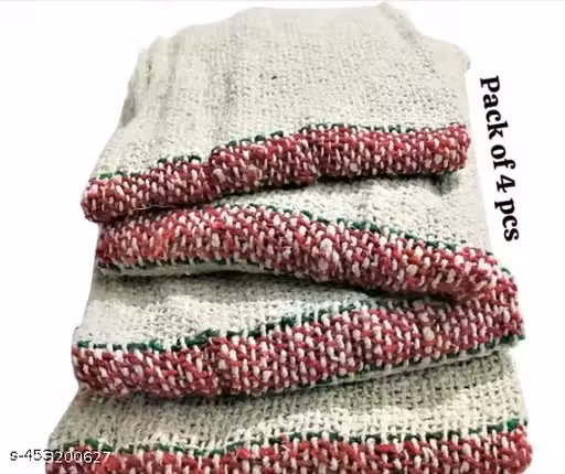 Cotton Floor Cleaning Duster \ Cloth \Mop \ Pocha Pack of 4