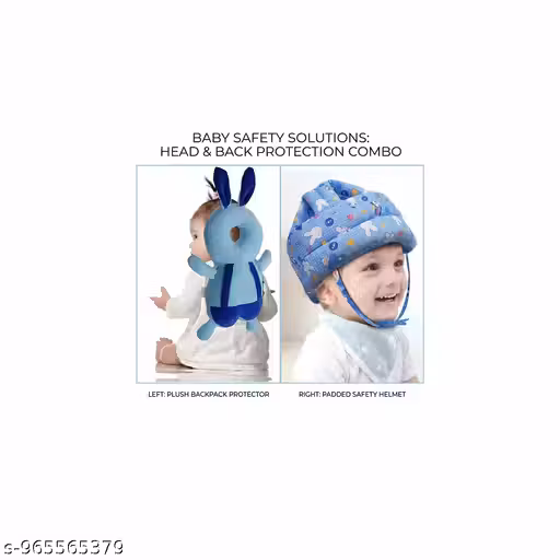 Baby Head Protector COMBO Helmet with Anti-Fall Cushion Backpack | Soft Safety Pillow for Crawling & Walking Babies (Infants & Toddlers) for Babies 6-36 Months