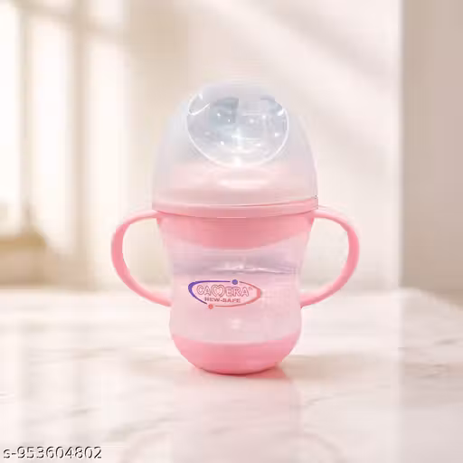 Multicolor BPA FREE Baby Sippy Water Cup Kid Handle Learn Feeding Drinking Bottle Anti-Choking With Ball Kids Training Cup With Straw 350