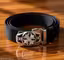 SPR FASHION HUB Men’s Nylon Black Silver Auto Lock Buckle Belt (size 28 to 34)