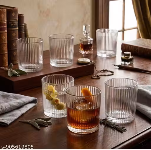 Premium Juice Glasses Drinking Glasses,Highball Lead-Free Glasses,Tumblers for Water,Juice,Beer,Cocktail and Mixed Drinks - 6 Pieces,Transparent