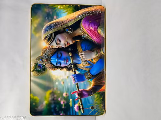 Radha Krishna Love Art Frame | Decorative Wall Hanging Piece 18/12 inch