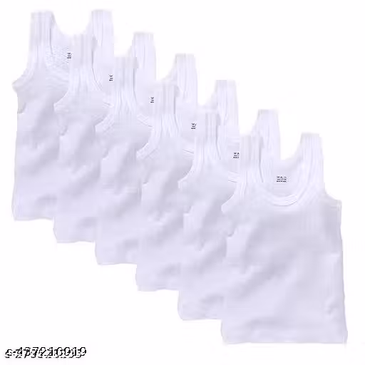 Premium Soft Cotton Kids Vest Pack of 4