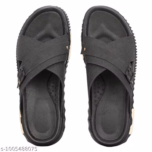 All Weather Slippers for Men | Lightweight Anti-Slip Daily Wear Slip-On Slippers