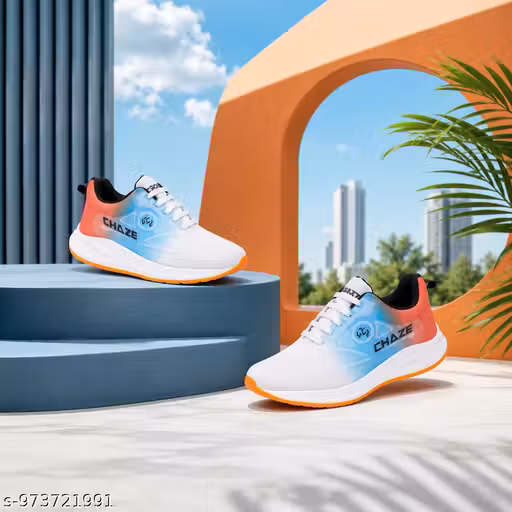 Men Multicolor Athletic Shoes | Running Walking Gym Sneakers | Lace Up Mesh Sports Footwear | Training Jogging Casual Shoes for Men