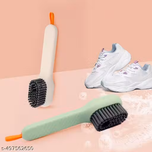 Pack of 2 Shoe Cleaning Brush with Liquid Dispenser | Boot, Sports Shoe & Multipurpose Cleaning Brush