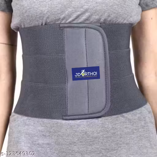 Abdominal Belt After Delivery for Tummy Reduction | Belly Trimmer & Abdominal Binder | Waist Support Belt for Men & Women | Grey