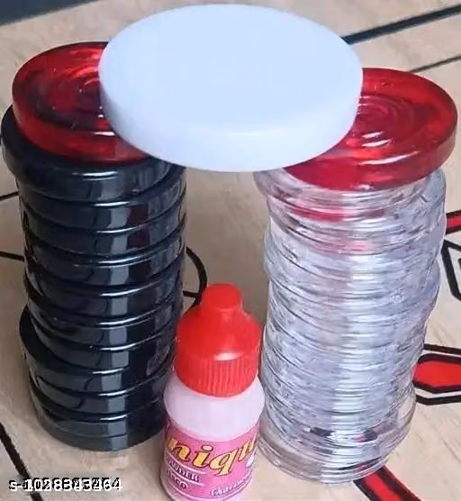 Carrom Board Coin Set | Premium Carrom Goti & Playing Coins for Indoor Board Games