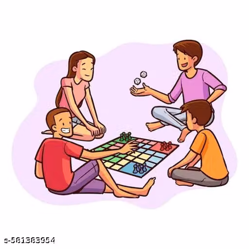 Ludo & Snakes Board 2 in 1 Game Set with Free Ludo Coin Set | Indoor Board Game for Kids & Family