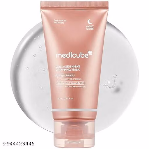 Medicube Collagen Overnight Wrapping Peel Off Facial Mask Pack | Hydrolyzed Collagen Korean Skincare Mask for Hydration & Elasticity Care (2.53 fl.oz)