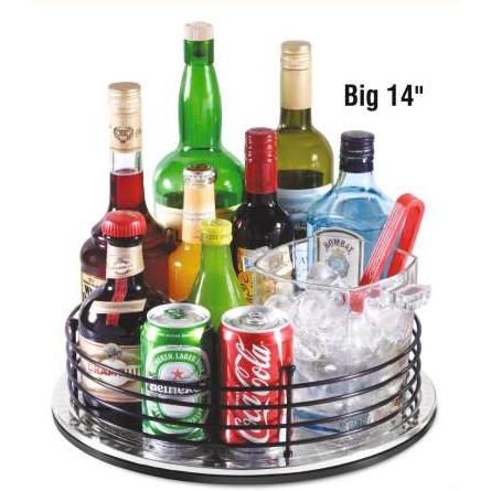 Kitchen organiser Round Revolving Big Multipurpose Tray, Revolving Rack, Space saver , Dining accessories, 14 inch