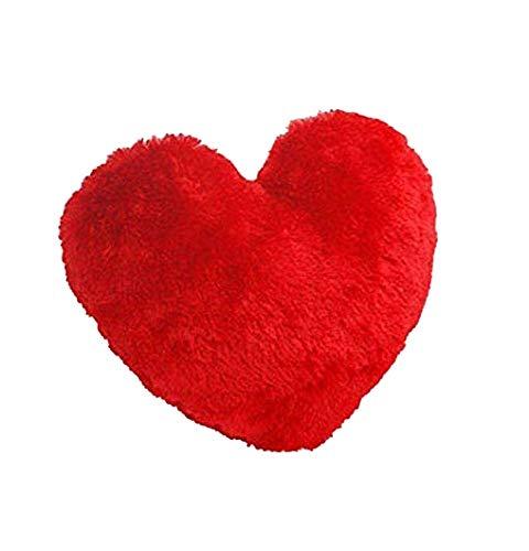 Heart Shaped Soft Toy Cushion Pillow 20 cm | Red Love Gift Decorative Plush Cushion for Valentine & Special Occasions
