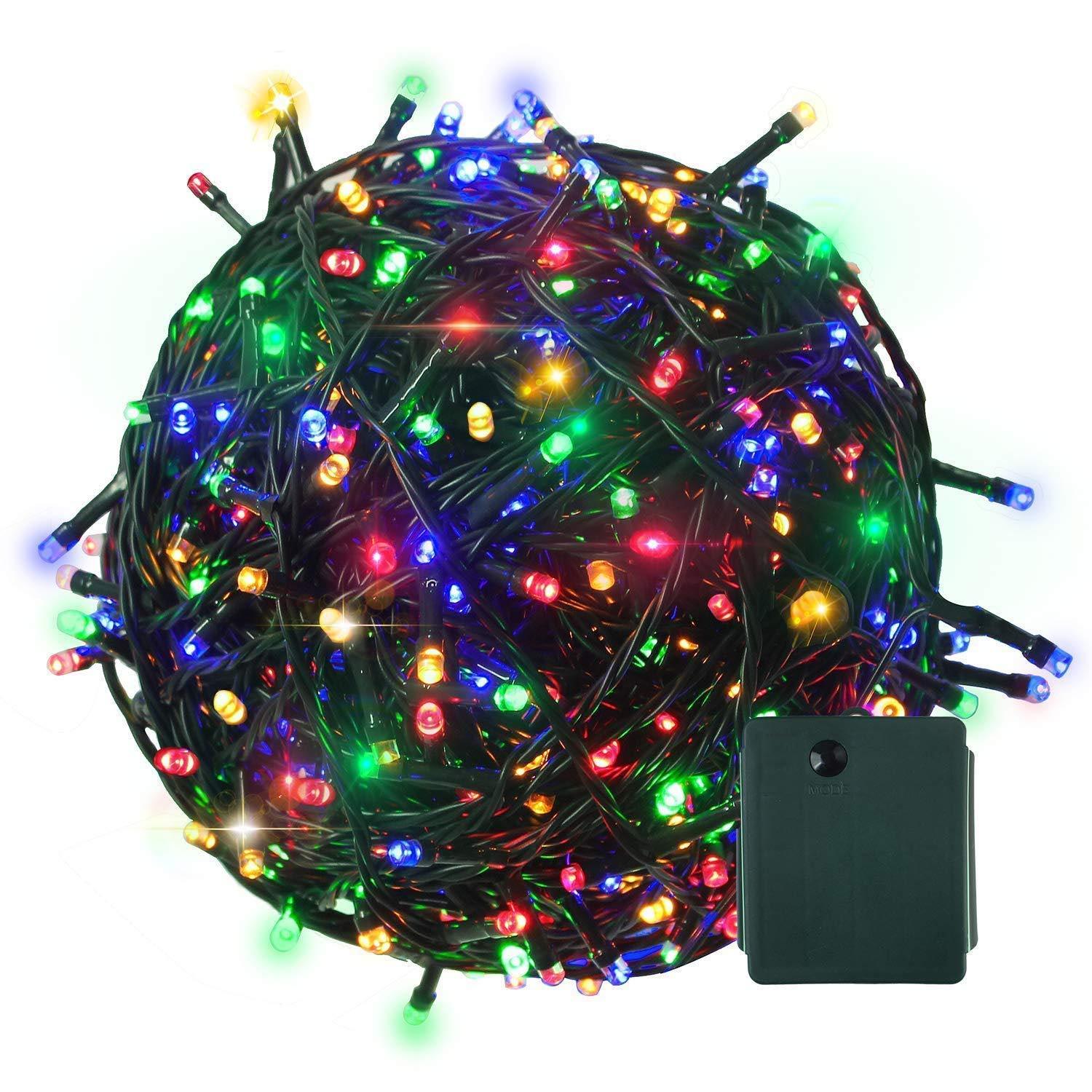 Multicolor Plastic LED Lights 30 mtr Serial Bulbs Ladi with 8 modes controller Decoration Lighting for Indoor, Outdoor, DIY, Diwali Christmas Eid and Other Festive Season