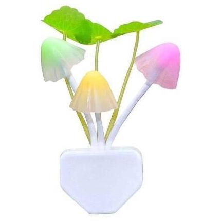 Night Sensor Mushrooms Bunch Automatic Lamp night light - Glows in Dark
